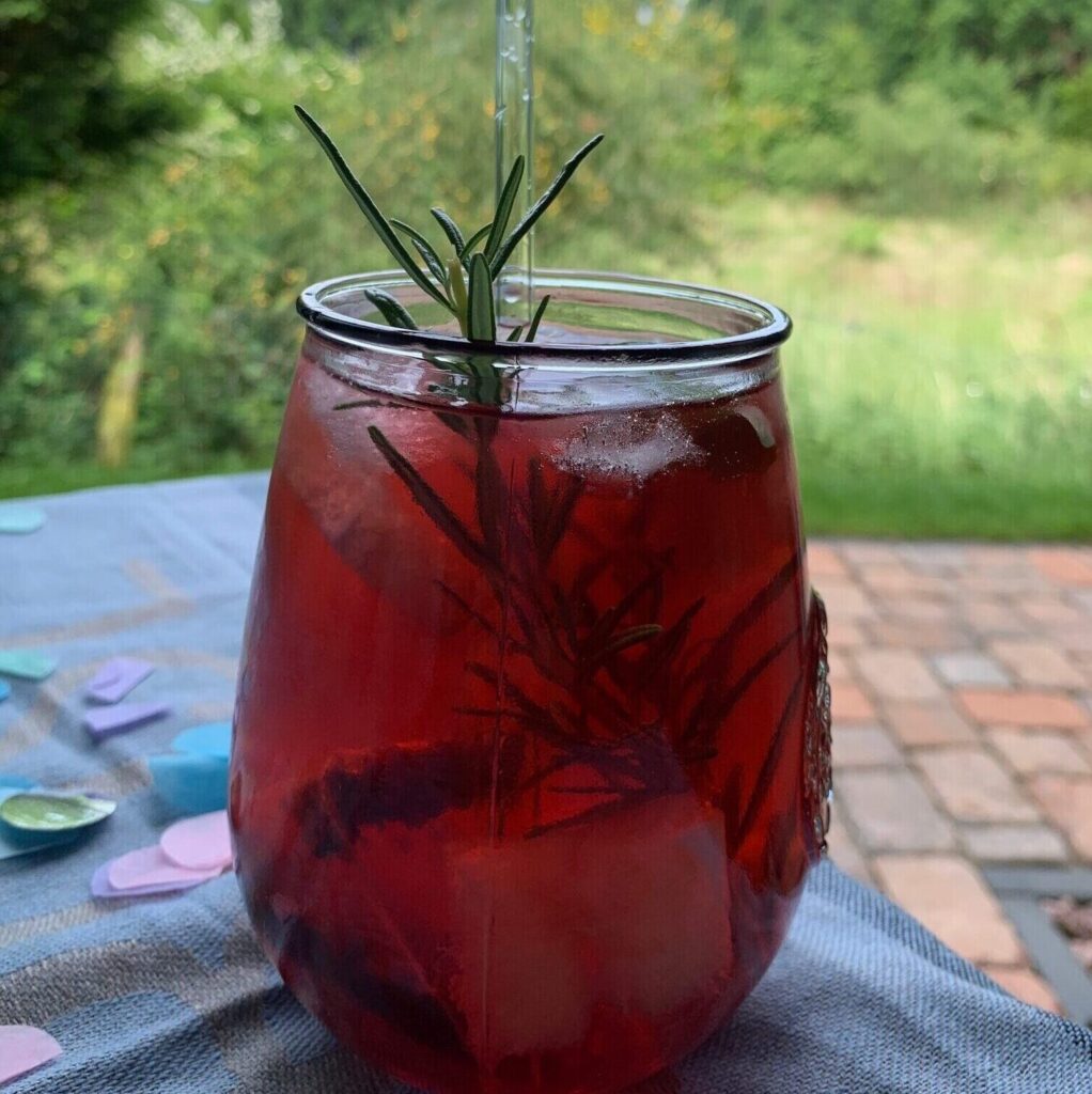 ReJumbo Glas mit Geschenkbox und Tee-Drink